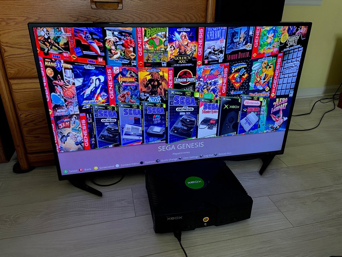 Xbox Motherboard & Hard Drive 8TB Cerbios TSOP - All US Xbox Games & 80,000+ Retro TItles - RETRO MODD