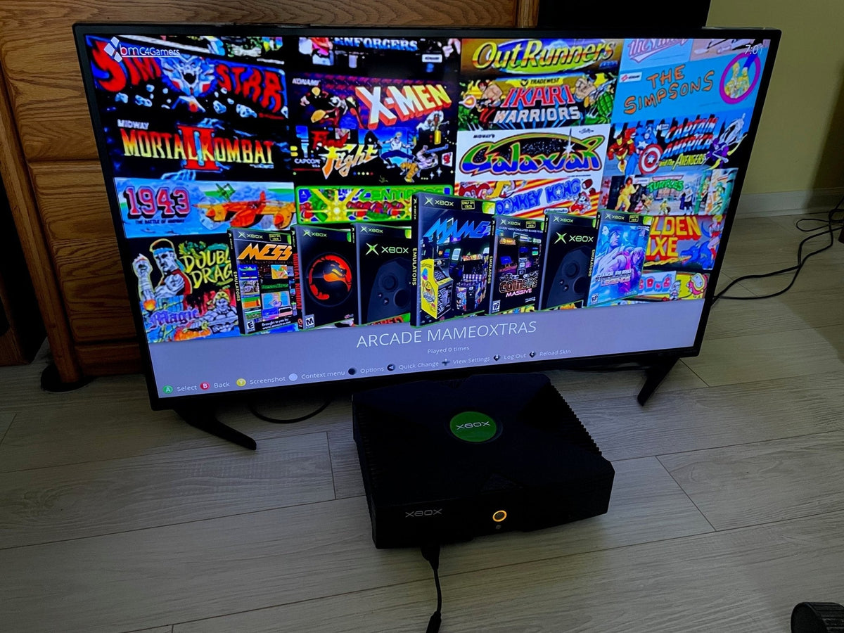 Xbox Motherboard & Hard Drive 8TB Cerbios TSOP - All US Xbox Games & 80,000+ Retro TItles - RETRO MODD